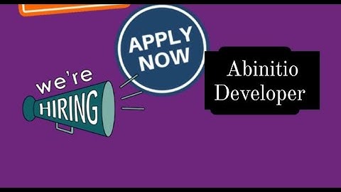 Hiring for Abinitio Developer