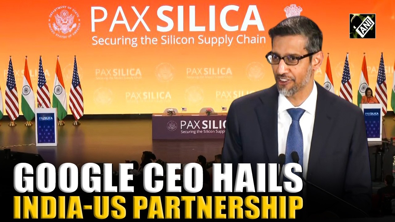 «Историческое событие...» Генеральный директор Google высоко оценил партнерство между Индией и СШ...