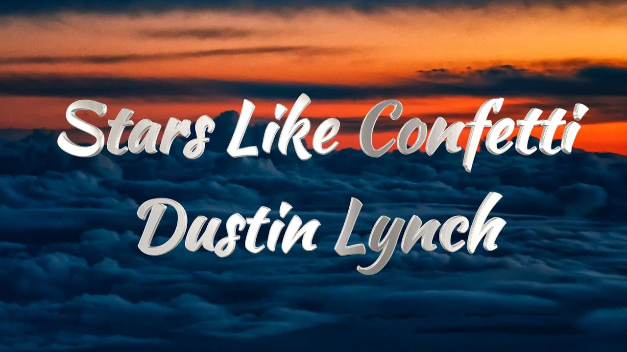 Dustin Lynch Stars Like Confetti (KARAOKE VERSION) YouTube
