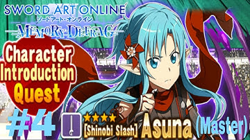 SAO: MD GAMEPLAY #4 [Shinobi Slash] Asuna Character Introduction Quest (Master)