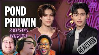PondPhuwin's 1st English interview: Me &Thee, Fish upon the Sky, Music Careers Their Bond | Reaction