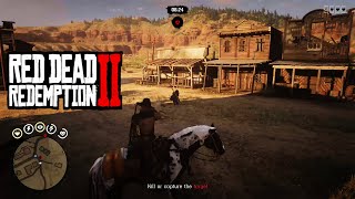 RDR2 #5 Daily Challenges Bounty Hunter - bounty targets lassoed from horseback