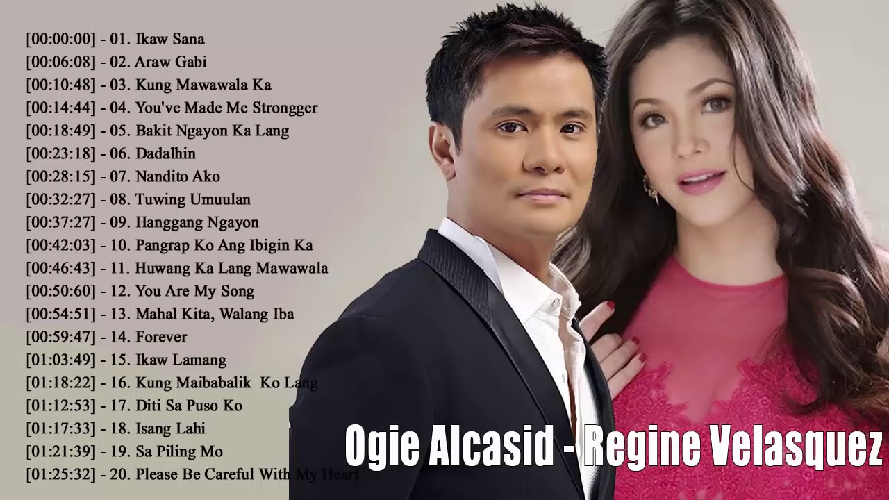 Ogie Alcasid, Regine Velasquez Nonstop Songs - Best OPM Tagalog Love Songs Playlist 2019