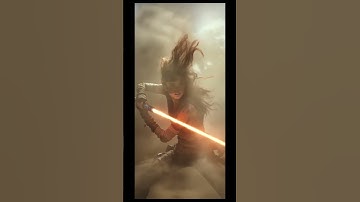 Star Wars Inspired AI Generated Rouge Jedi Sand storm ChatGPT and KlingAI