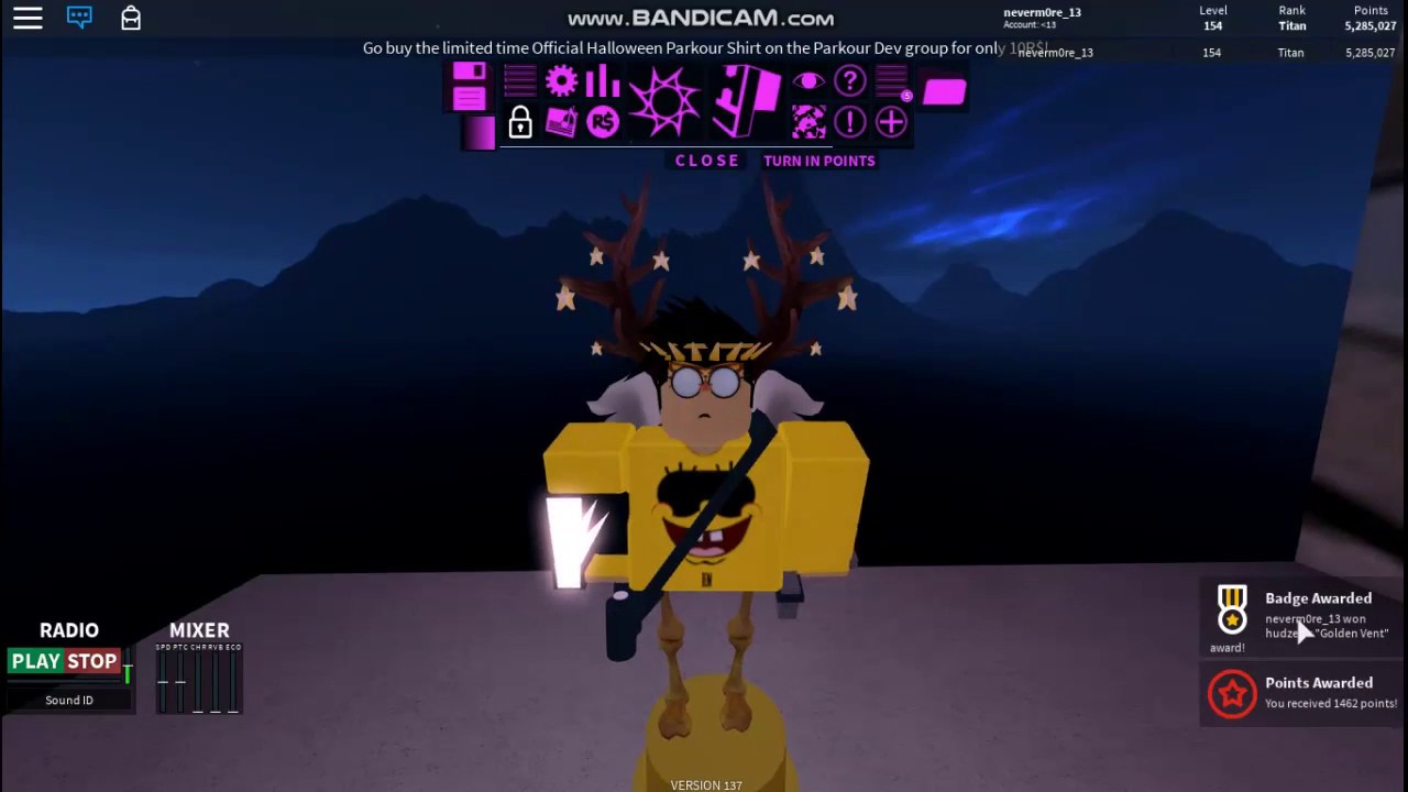 Roblox Parkour How To Get Golden Vent Badge Youtube