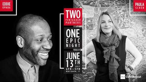 Paula Scher + Eddie Opara - AIGA CT