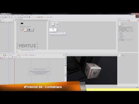 Ventuz Tutorial 06 - Containers