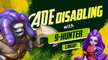 AOE disabling  with 9-Hunter Lineup - Competitive Auto Chess Mobile Combo Meta in July 2022