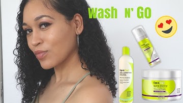 Wash and Go Using DevaCurl Products | Natural Curly Hair | 3b 3c Hair 💆🏽‍♀️