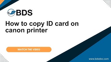 How to copy ID card on Canon printer
