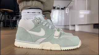 Nike Air Trainer 1 Enamel Green Review , and on feet look 