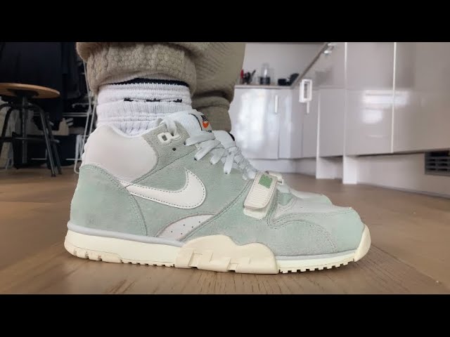 Nike Air Trainer 1 Enamel Green Review , and on feet look 