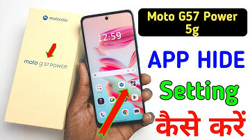 How to hide apps in Moto g57 power 5g /Moto g57 power 5g app hide/app hide setting