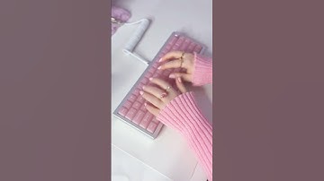 [AD] ASMR typing on the “jelly” raw chicken keycaps 😆 [AD] back in stock!