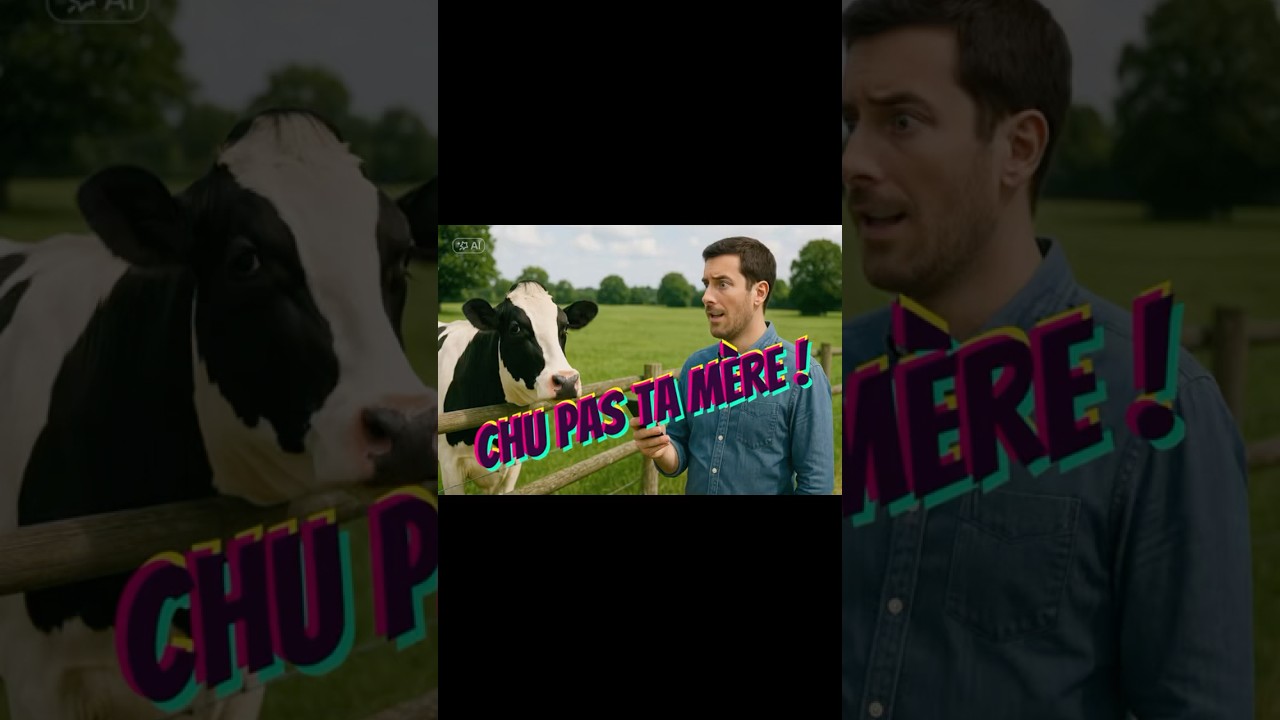 Quand une vache te remet à ta place…