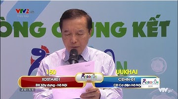 Chung kết Robocon 2019 Đội CĐHN 01 chiến thắng UUKHAI trước đội XDSTAR01 Đại học Xây dựng