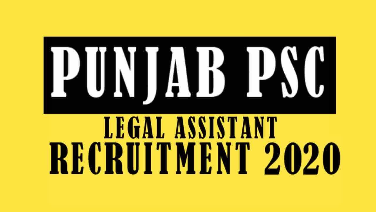 PPSC Legal Assistant Recruitment 2020 | PPSC Recruitment 2020 | Syllabus | Exam Pattern | Imp Date