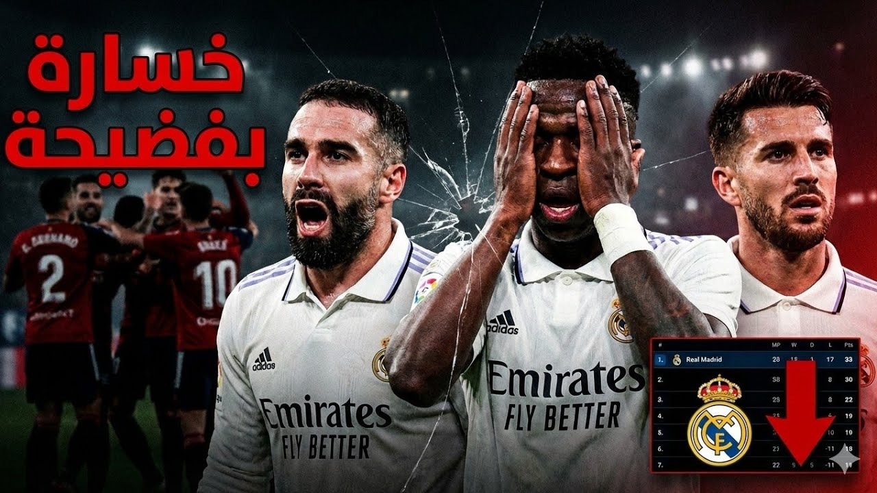 صدمة أوساسونا 😡 ريال مدريد بلا روح ولا رد فعل! الحقيقة الكاملة بعد ليلة مؤلمة