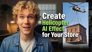How to Create a Helicopter AI Effect for Store Opening 🚁 | Cinematic AI Reveal Tutorial (Fotor AI) screenshot 4