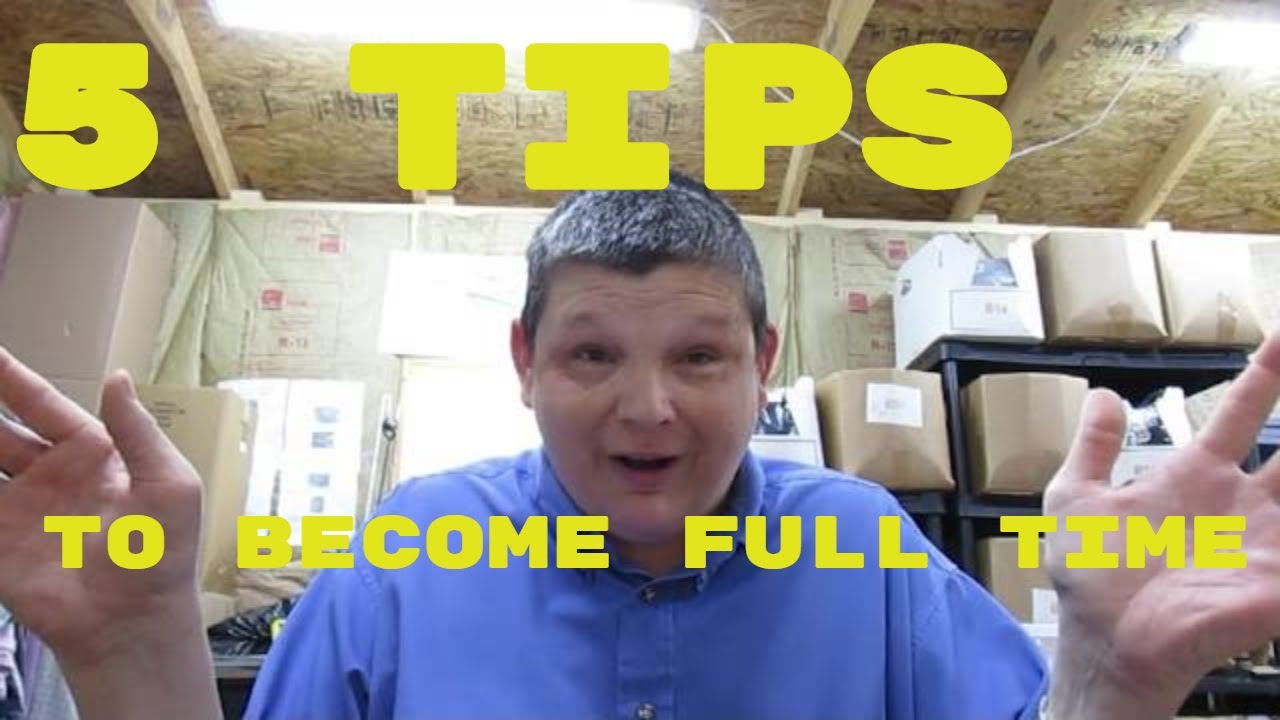 How I Became A Full Time Ebay Reseller + 5 Tips To Help You Go Full