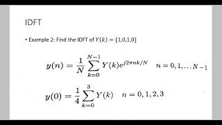 Lecture 4:Module 1(EE407 Digital Signal Processing)