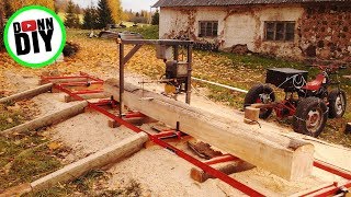 homemade chain sawmill