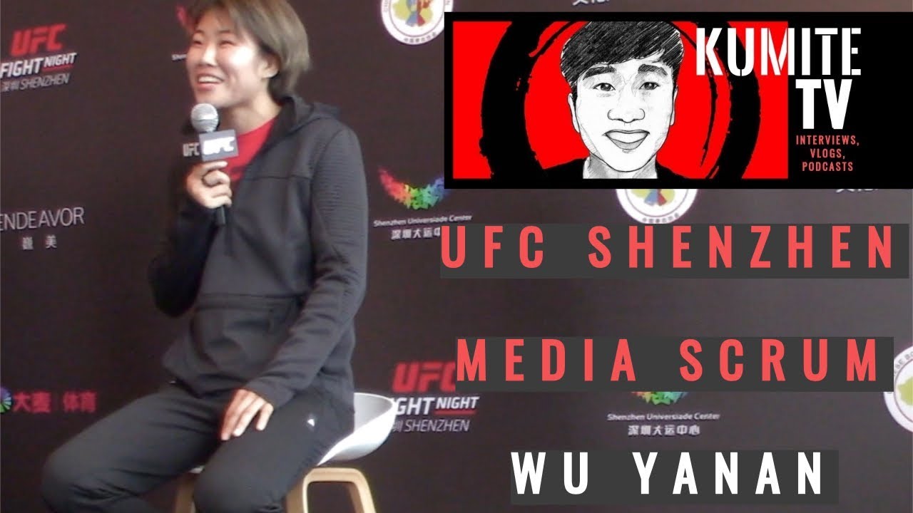 Wu Yanan | Media Scrum | UFC Shenzhen