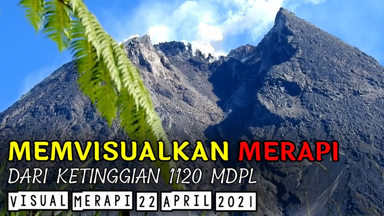 ZOOM 1000X MERAPI DARI PUNCAK KALI TALANG DI KETINGGIAN 1120 MDPL ...
