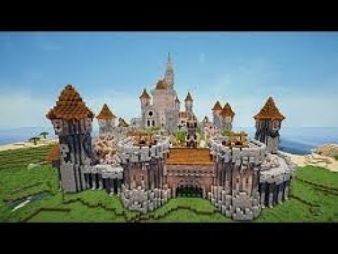 Tuto Construction D Un Chateau Minecraft 1 Youtube