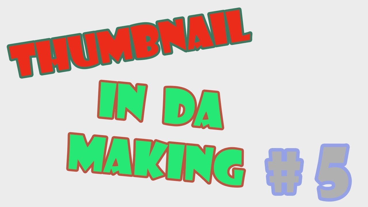 Make a Thumbnail?!: [Speeddrawing] Tom | Thumbnail in da Making #5 ...