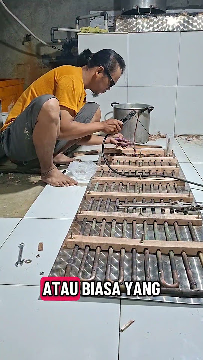 Membuat mesin es krim roll Nusantara mas bowo bagian empat belas #eskrimnusantara