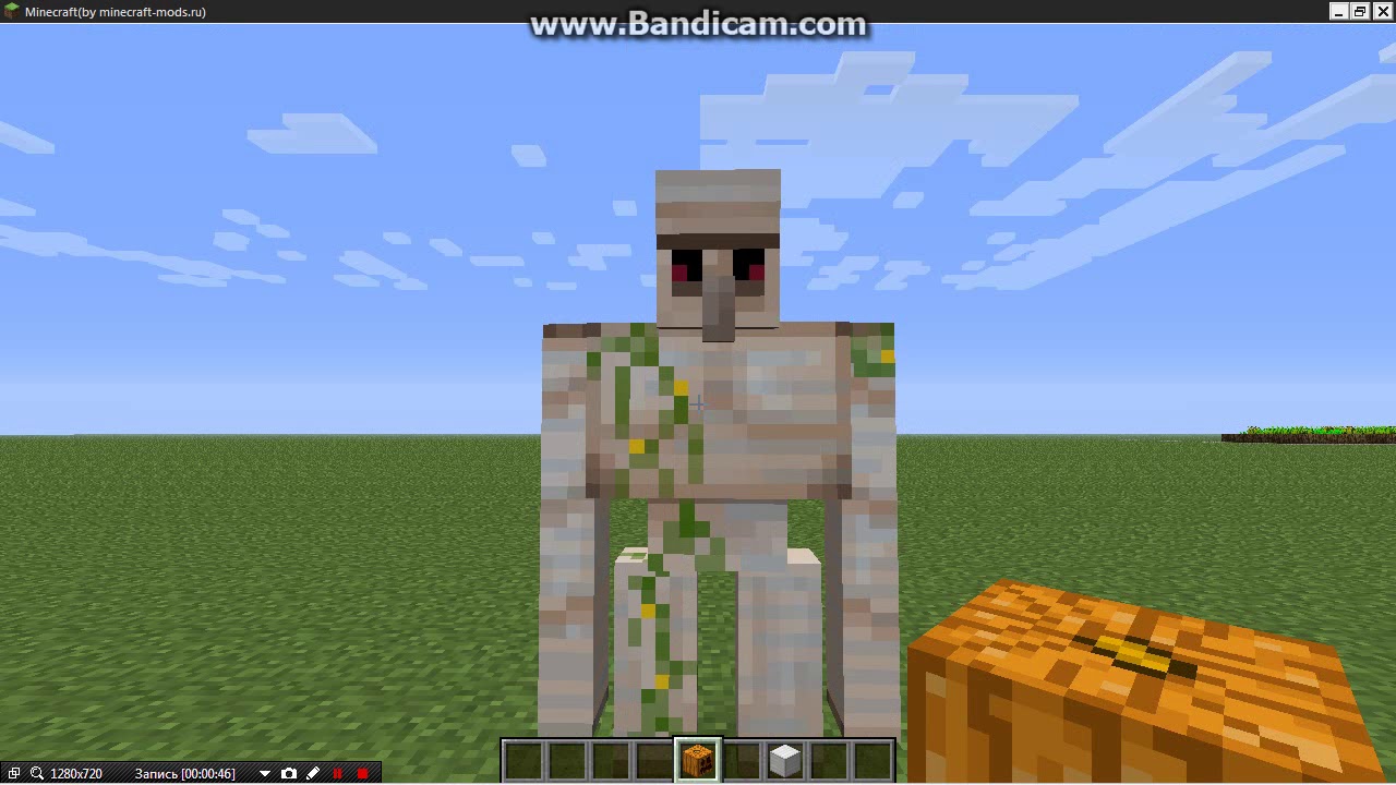 Как нарисовать железного голема из майнкрафта