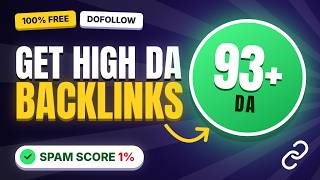 🔥Create 93+ DA Instant Approval Dofollow Backlinks for Free