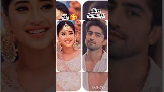 Me 🥰🆚 Mere Damad in Yeh Rishta Kya Khalata hai Today #abhira #abhimaan #naira #yrkkh #aksu