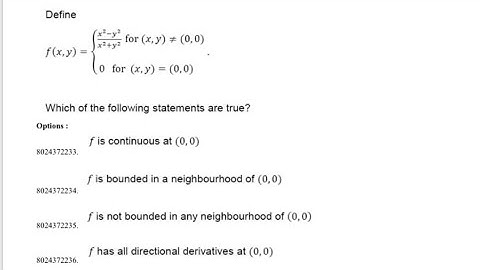 CSIR-NET(JRF)-Real Analysis-Part-C(26-11-2020).