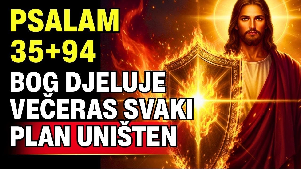 🔥 Psalam 35+94: tko je kovao urotu protiv vas PAST ĆE u vlastitu zamku, Bog djeluje večeras