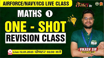 Join Maths ( One Shot Revision Class ) Live Class for Agniveer Airforce X/Y Group Exam 2023 - MKC