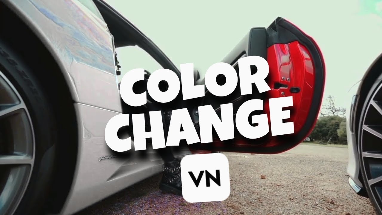 Color Change Effect in VN | Video Editing | Car Color Change |