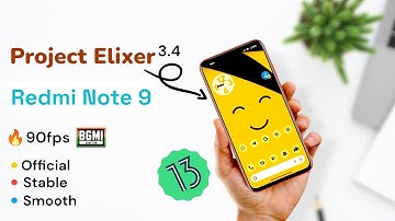 Most Stable Custom Rom | Project Elixir 3.4 custom rom Redmi Note 9