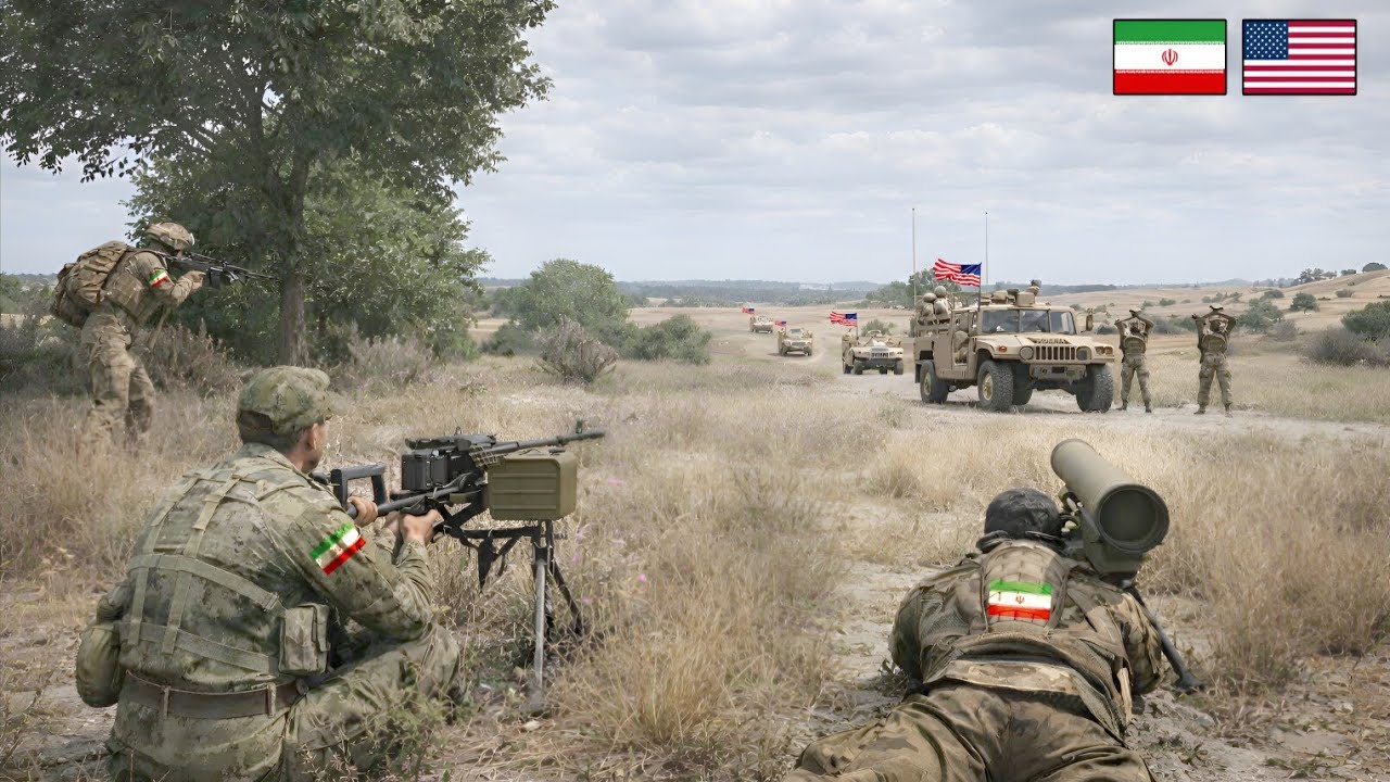 Iranian Defense Forces attacked US patrol vehicles and killed 5,000 combat troops