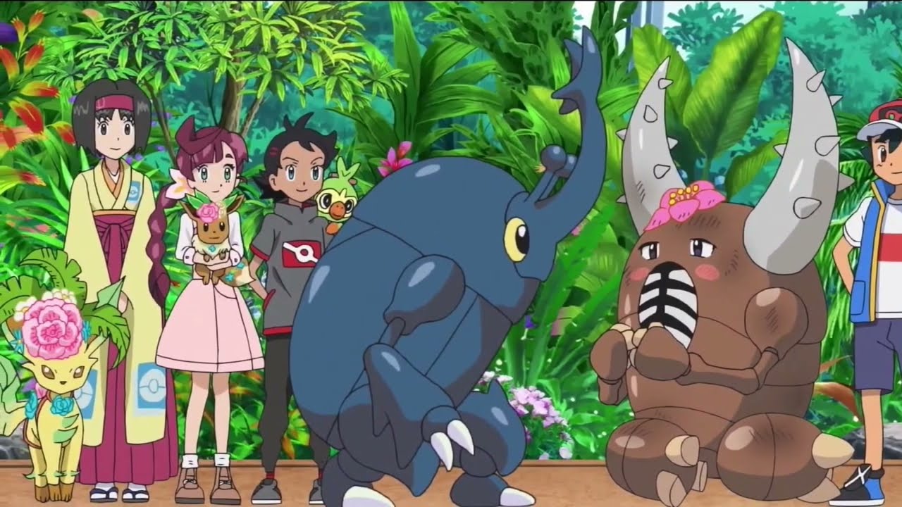 ◓ Anime Pokémon Journeys (Pokémon Jornadas Supremas) • Episódio 94: A perda  de Heracross e a Pinsir apaixonada!