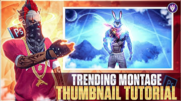How To Make This Trending Montage Thumbnail In Android |Ps Cc | Vijay Gfx