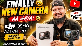 Finally आ गया तबाही कैमरा! | DJI Osmo Action 5 Pro Live Unboxing from Saudi Arabia 🇸🇦