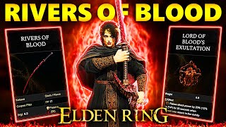 THIS OVERPOWERED RIVERS OF BLOOD BUILD MELTS NG 7 BOSSES! (Elden Ring Patch 1.16)'