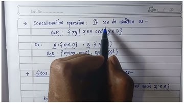 (23bcs082) Operations on Regular language - Concatenation, Union, Star Operation.