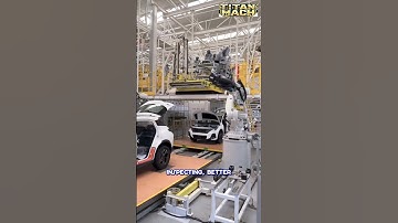 This Fully Automated Car Factory Will BLOW YOUR MIND – No Humans, Just Robots! 🤖🔥 #shorts #robotics