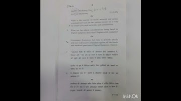 Digital marketing question paper 2022 paper code 22413305 #du#dm#question paper#bcomhons.#youtube