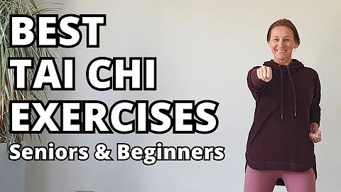 10 BEST TAI CHI EXERCISES - Seniors & Beginners - over 50s 60s 70s #taichi