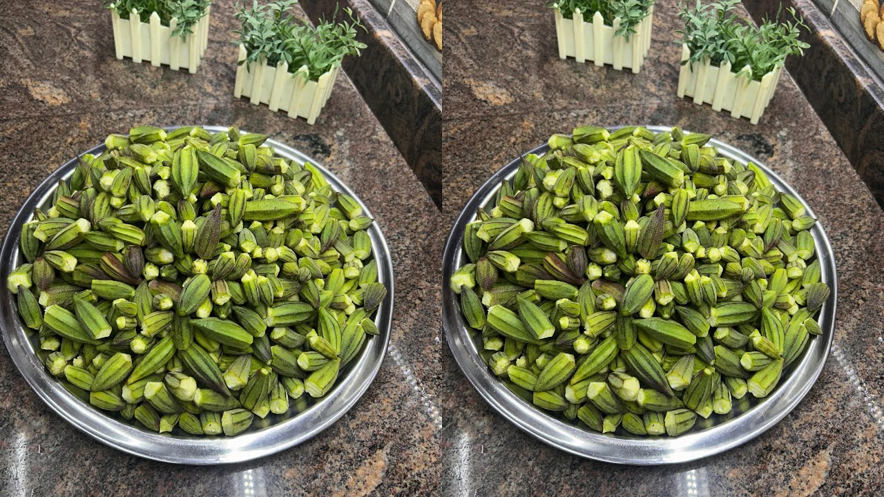 يلا بسرعه هاتيها وخزنيها ل رمضان و الشتا 😂❤️#باميا #تخزين#تخزين_باميا_طازه ١