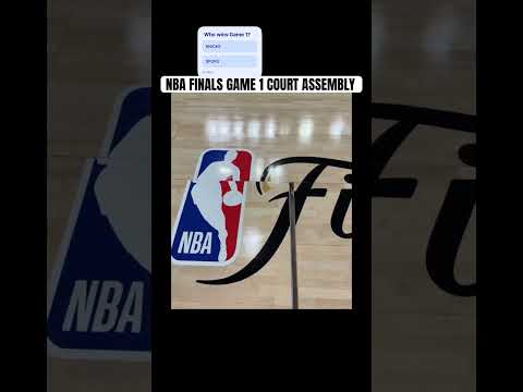 #NBAFinals #Knicks vs #Spurs Game 1 court! #NBAPlayoffs